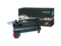 Extra vysoká výťažnosť - purpurová - originálna - kazeta s farbivom LCCP - pre Lexmark C792de, C792dhe, C792dte, C792e