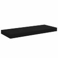 vidaXL Plávajúce nástenné police 2 ks, čierne 60x23,5x3,8 cm, MDF