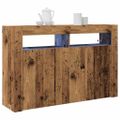 vidaXL Servírovacia skriňa Staré drevo 116 x 30 x 75 cm