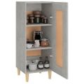 vidaXL Komoda betónovo sivá 34,5x34x90 cm spracované drevo