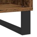 vidaXL Skrinka na gramofónové platne Staré drevo 100 x 38 x 48 cm