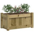 vidaXL Záhradný kvetináč 60x31x31 cm impregnovaná borovica