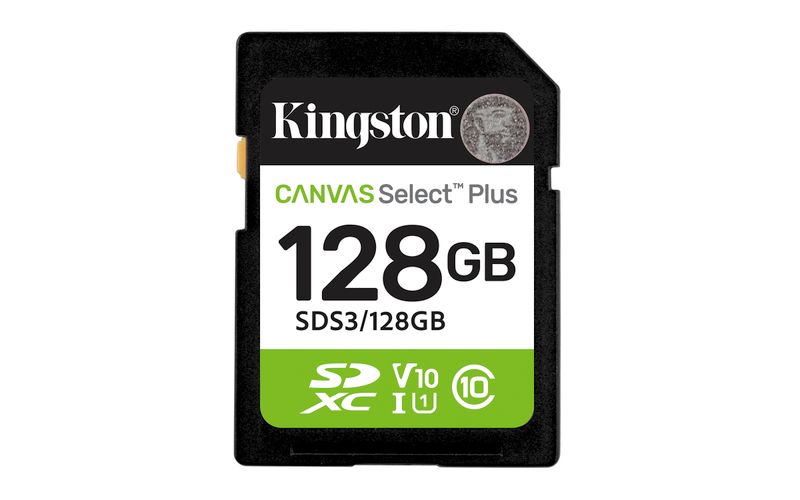 Kingston Canvas Select Plus/SDXC/128GB/UHS-I U1 / Class 10
