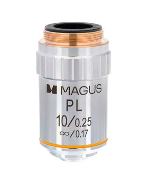 Rovinný objektív s korekciou na nekonečno MAGUS MP10 10x/0,25 ∞/0,17