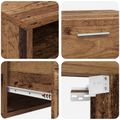 vidaXL Drevená skrinka 150 x 39 x 30 cm Staré drevo Kompozitné drevo