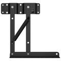vidaXL Mechanizmus na zdvíhanie postele 12 ks Čierna 340 x 95 x 40 mm