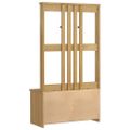vidaXL Halový strom SANDNES 87x40x159,5 cm masívna borovica