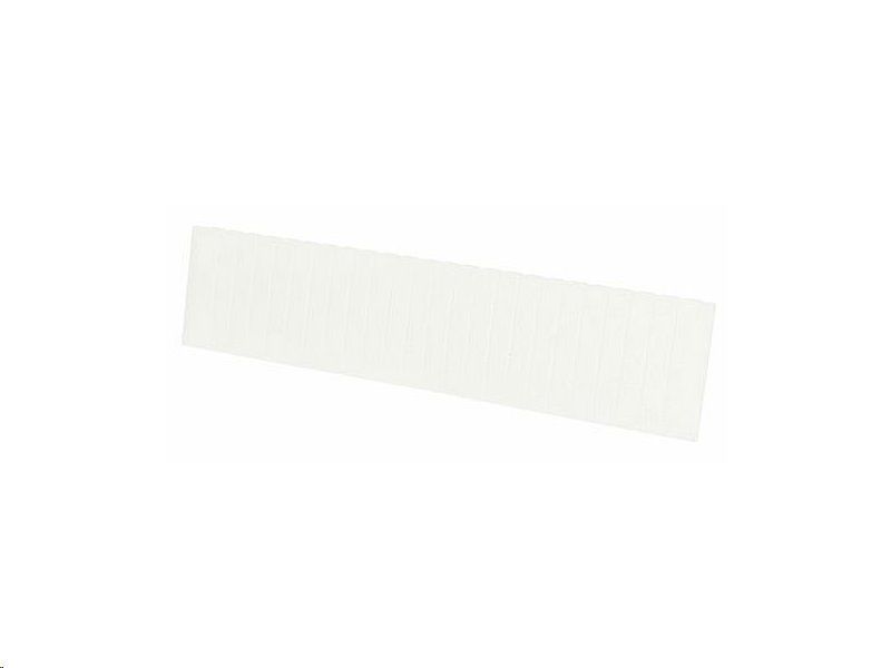 Krytka voľných modulov ELEMAN ADS-B, biela, 225mm (12mod.)