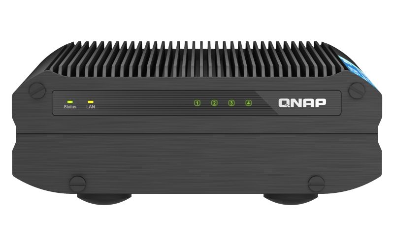 QNAP TS-i410X-8G (priemyselný NAS, 4core 3,0 GHz, 8GB RAM, 4x2,5'' SATA, 2x10GbE, 4xUSB 3.2, 1x HDMI)