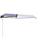 vidaXL Automaticky zaťahovacia markíza 400x300 cm modrá a biela
