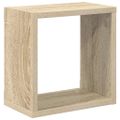vidaXL Nástenné police 6 ks dub sonoma 26x15x26 cm