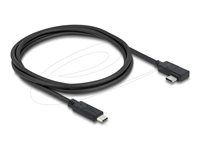 Coaxial USB 40 Gbps cable angled left/