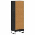 vidaXL Knižnica 40 x 30 x 121 cm Kompozitné drevo Čierny dub