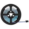 vidaXL LED pás 2 ks Čierna a priehľadná Meď a plast