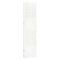 vidaXL 5-panelové paravány 2 ks biele 200x180 cm oceľ