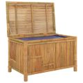 vidaXL Záhradný úložný box 90x52x55 cm bambus