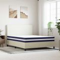 vidaXL Taštičkový pružinový matrac stredne tvrdý 160x200 cm Super King
