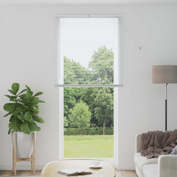 vidaXL Žalúzia Biely 213 x 90 cm 25 mm PVC
