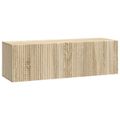 vidaXL Nástenná TV skrinka 98 x 31 x 30 cm Dub sonoma Kompozitné drevo