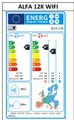 Klimatizácia MW POWER ALFA 12K WIFI V1, 12000BT, R32 Klimatizace MW POWER ALFA 12K WIFI V1, 12000BTu, R32