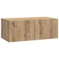 vidaXL Nástenná TV skrinka 78,5 x 41 x 30 cm Dub artisan