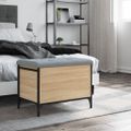 vidaXL Úložná lavička dub sonoma 62x42x45 cm kompozitné drevo