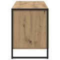 vidaXL TV skrinka 140 x 36 x 49.5 cm Remeselnícky dub Kompozitné drevo