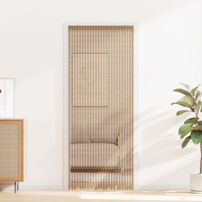 vidaXL Dverová záclona proti hmyzu rôzne farby 90 x 200 cm Bambus