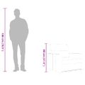 vidaXL Jednomiestna pohovka, vínovo červená 60 cm, látka