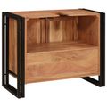 vidaXL Skrinka pod umývadlo Hnedá 71 x 33 x 58 cm Pevné akáciové drevo