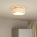 vidaXL Stropná lampa so bodmi Sivá 30 x 30 x 13,5 cm látka