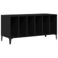 vidaXL Skrinka na gramofónové platne Čierny dub 100 x 38 x 48 cm