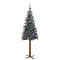 vidaXL Úzky vianočný stromček Zelená 150 cm