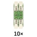 Priama páčková spojovacia svorka 4× 0,2–4 mm2, 10 ks