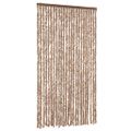 vidaXL Záves proti hmyzu béžový a tmavohnedý 100x230 cm ženilka