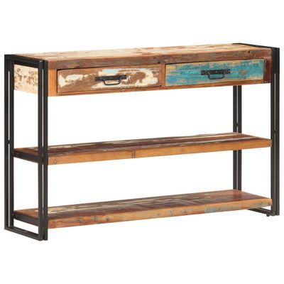 vidaXL Komoda 120x30x75 cm recyklovaný masív