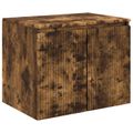 vidaXL Set kabinetov do kúpeľne 3 ks Dymový dub 49,5 x 44,5 x 66 cm