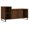 vidaXL TV skrinka hnedý dub 100x35x55 cm spracované drevo