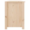 vidaXL Lavica na topánky 160x36,5x50 cm masívna borovica