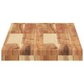 vidaXL Plávajúce police 2 ks 80x30x4 cm olejom sfarbené masívne drevo akácia