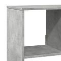 vidaXL Deliaca stena betónová sivá 100x33x156,5 cm kompozitné drevo