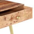 vidaXL Písací stôl so zásuvkami 100x55x75 cm masívne akáciaové drevo