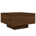 vidaXL Konferenčný stolík hnedý dub 55x55x31 cm kompozitné drevo
