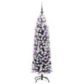 vidaXL Umelý vianočný stromček Zelená 150 cm PVC, oceľ a plast