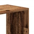 vidaXL Knižnica staré drevo 68,5x32x68,5 cm kompozitné drevo