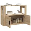 vidaXL Komoda dub sonoma 80x30x60 cm spracované drevo
