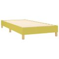 vidaXL Boxspring posteľ s matracom zelená 100x200 cm látka
