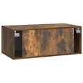 vidaXL Nástenná TV skrinka 78,5 x 41 x 30 cm Dymový dub
