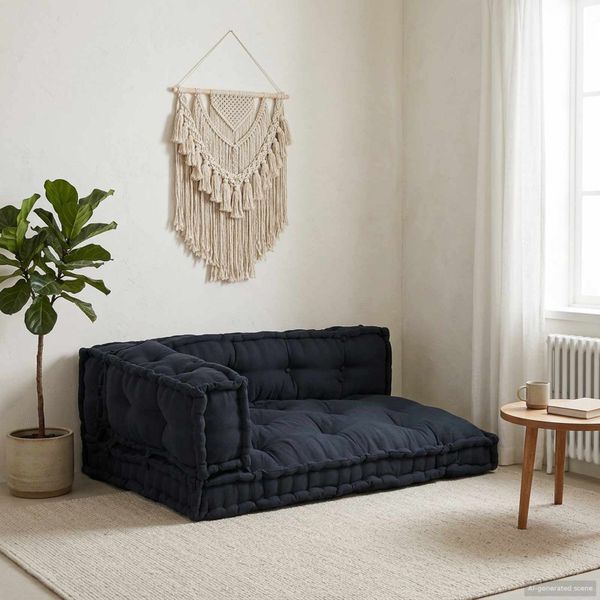 vidaXL Vankúš na paletový gauč 3 pcs Antracitová 120 x 80 x 38 cm
