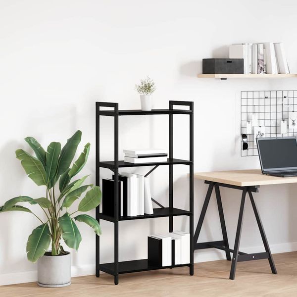vidaXL Regál na knihy Čierny dub 60 x 30 x 120 cm Kompozitné drevo